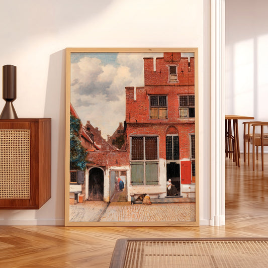 Johannes Vermeer The Little Street Art Print – Dutch Golden Age Wall Art — artwork preview 5