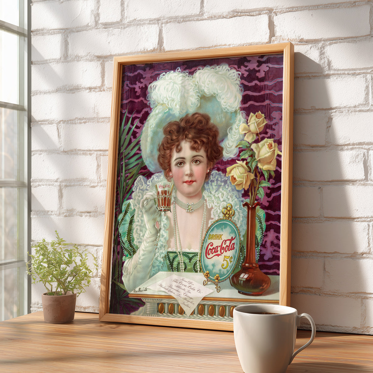 Vintage Coca-Cola Advertising Poster – Victorian Era Retro Wall Art Print – 30-01 — artwork preview 16