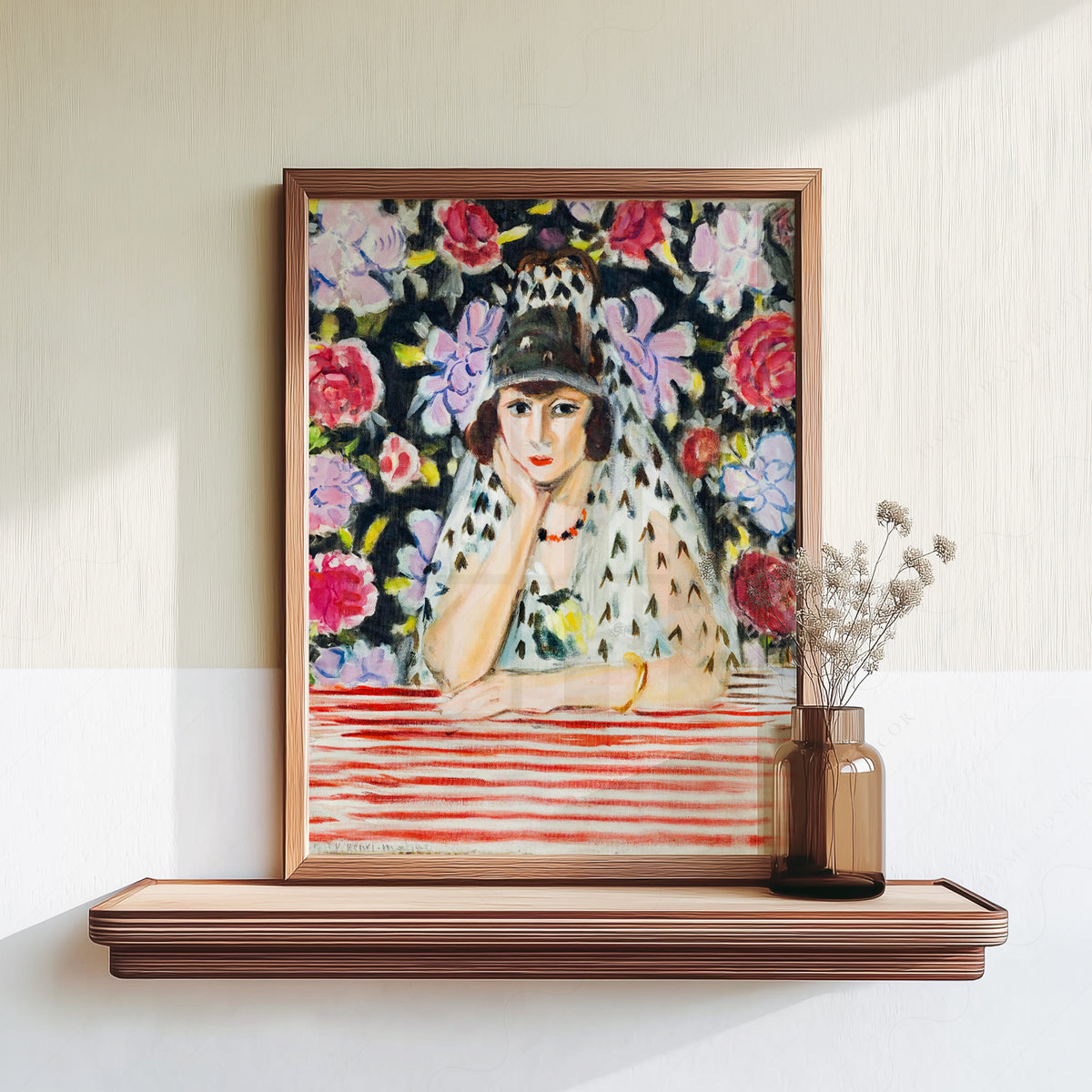 Henri Matisse Woman with a Mantilla Art Print — artwork preview 18