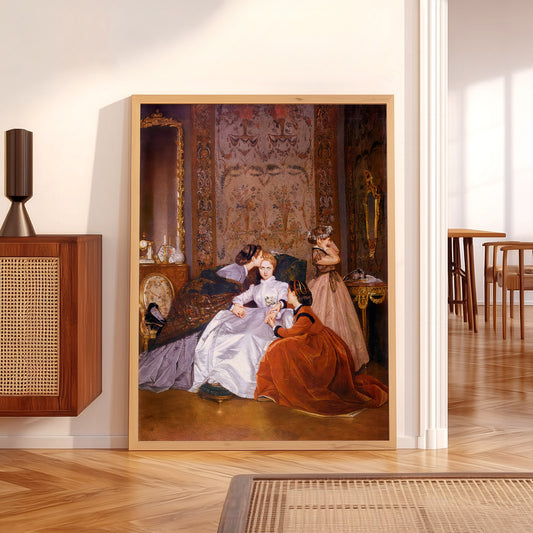 Auguste Toulmouche The Reluctant Bride Print – Victorian Wall Art Poster — artwork preview 5