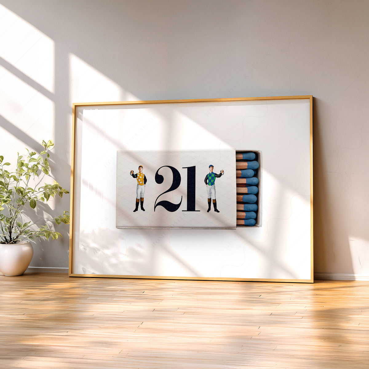 21 Club Matchbox Art Print — artwork preview 2