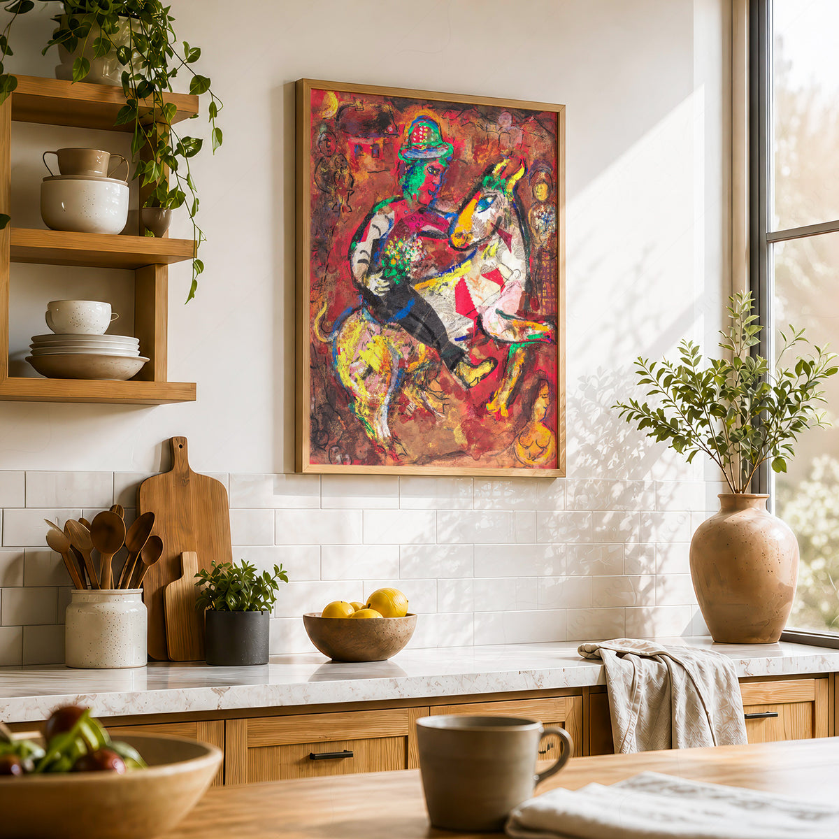 Marc Chagall Horse and Rider Sketch Art Print — artwork preview 23