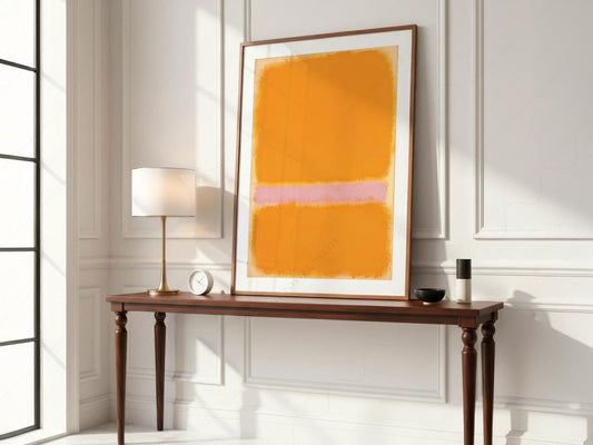 Mark Rothko Orange Yellow Art Print – Abstract – fine art print wall decor