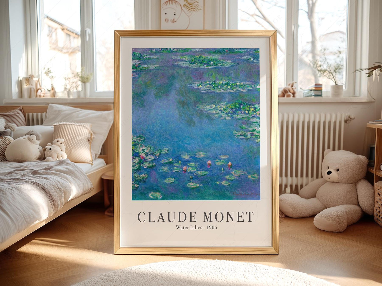 Claude Monet Water Lilies 1906 Art Print – Classic – exhibition poster wall art