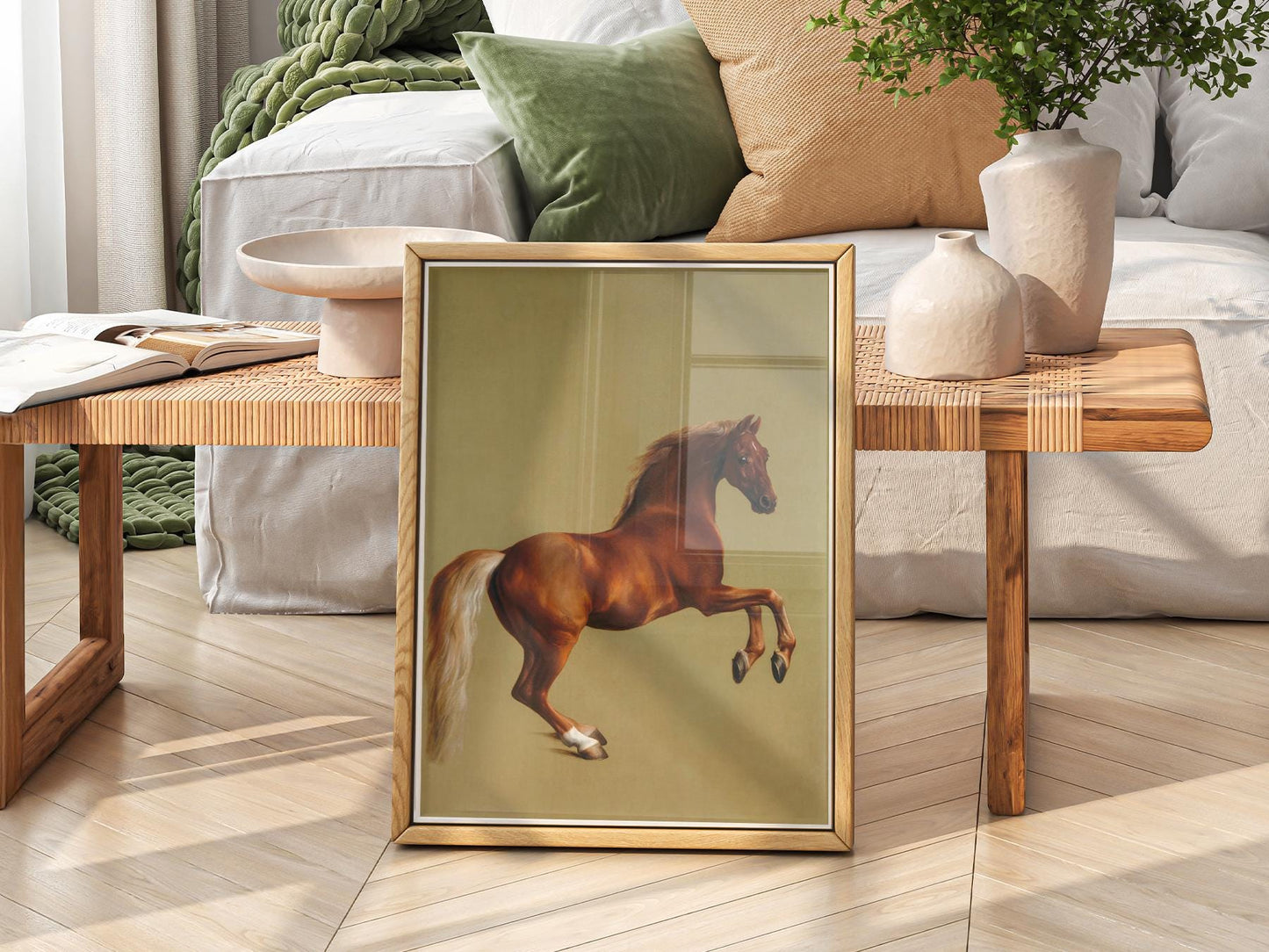 George Stubbs Whistlejacket Art Print – Classic Horse – exhibition poster wall art