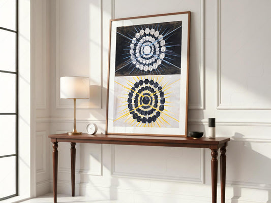 Hilma af Klint Swan Print – Abstract Geometric Wall – fine art print wall decor