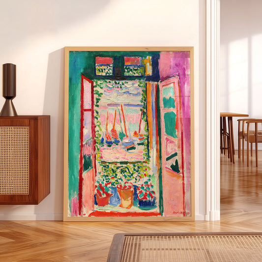 Henri Matisse The Open Window Art Print – Colorful Museum Wall Decor