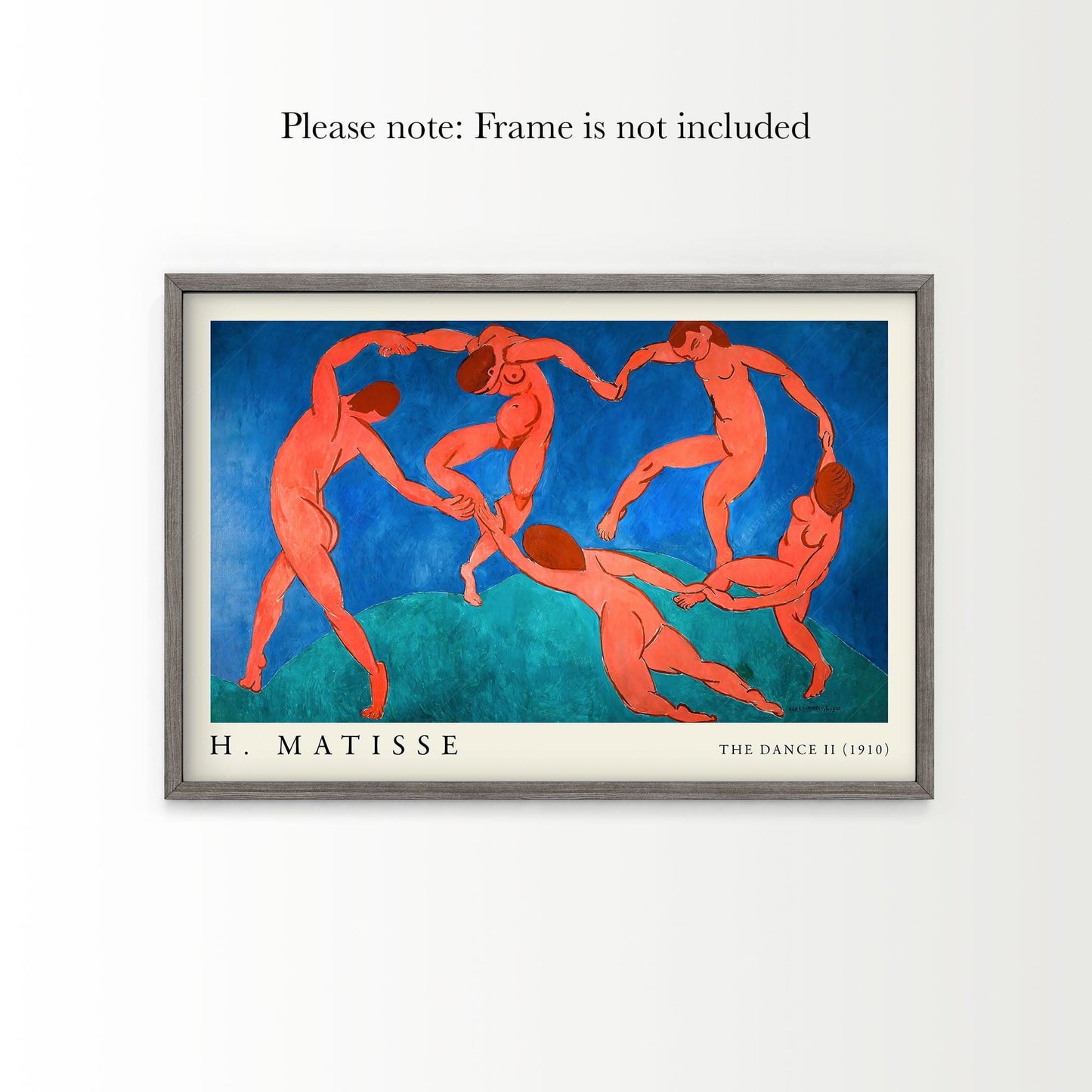Henry Matisse Single The Dance by Henri Matisse, Mid Century Wall Art, Famous Painting
