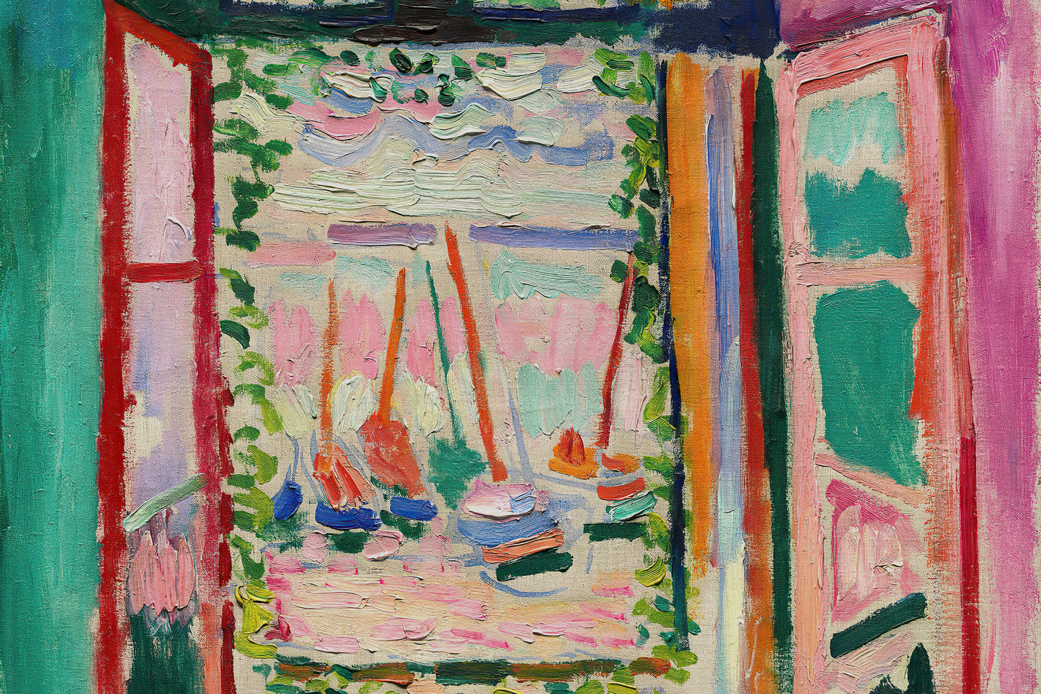The Open Window by Henry Matisse