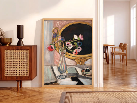 Henri Matisse, Black Mirror, Fine Art Print