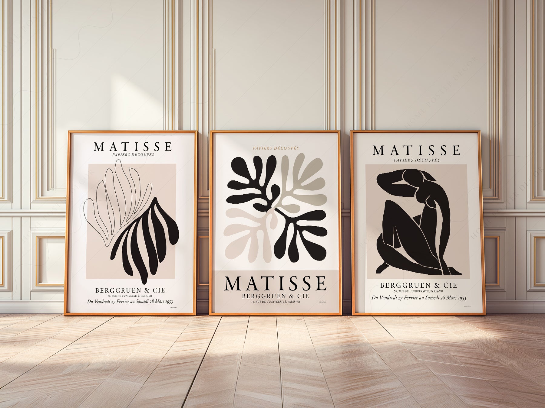 Henri Matisse Papiers Découpés Gallery print on 100% Cotton Matte Paper – texture detail