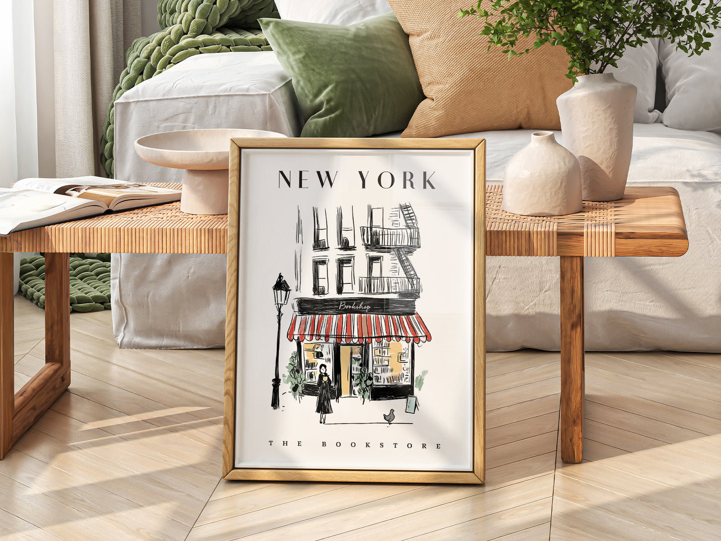 City Bookstore Art - New York