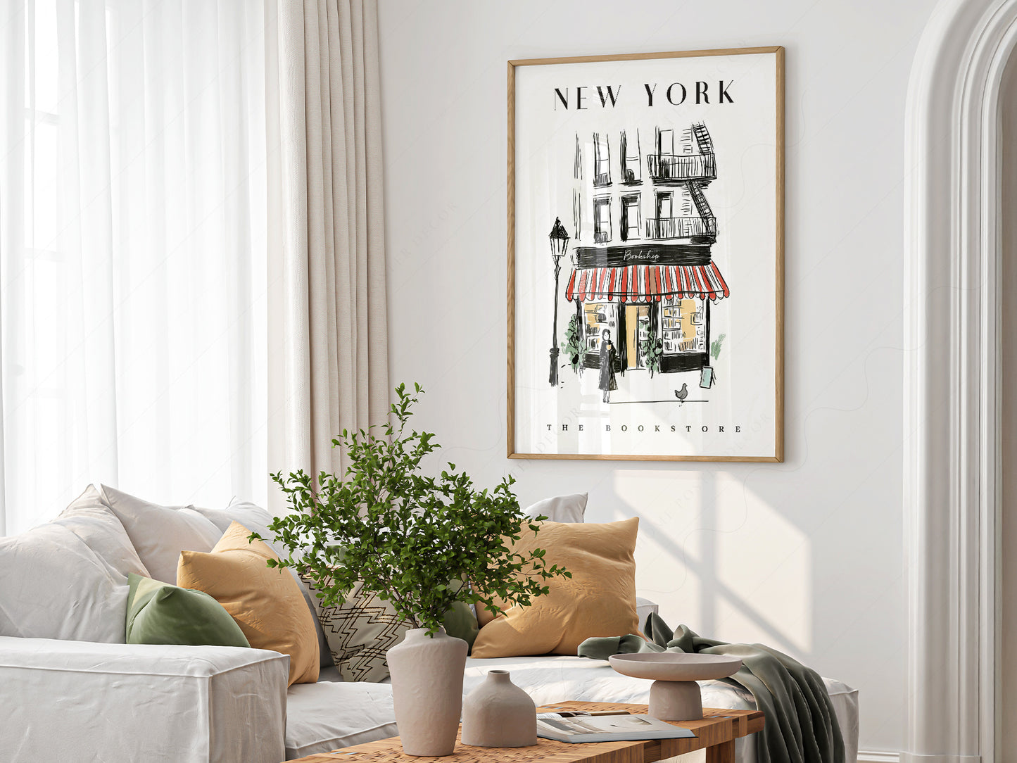 City Bookstore Art - New York