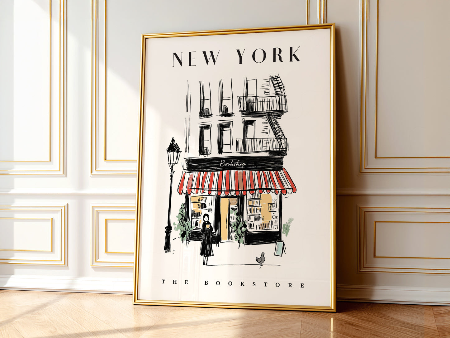 City Bookstore Art - New York