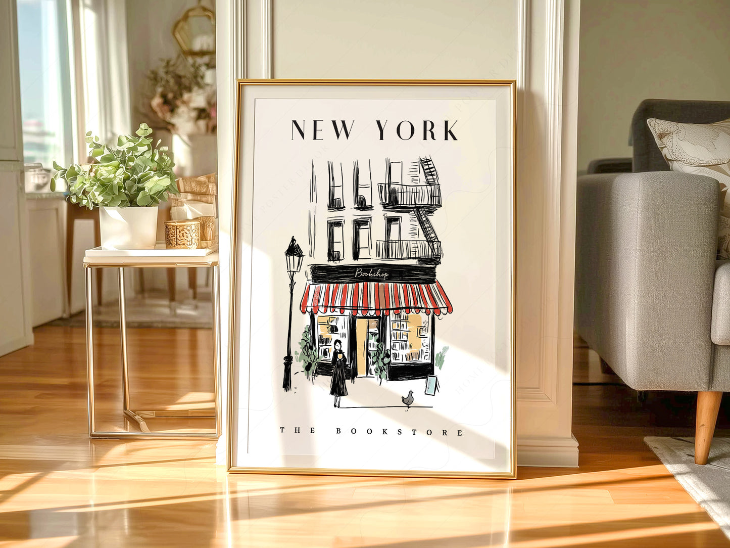 City Bookstore Art - New York