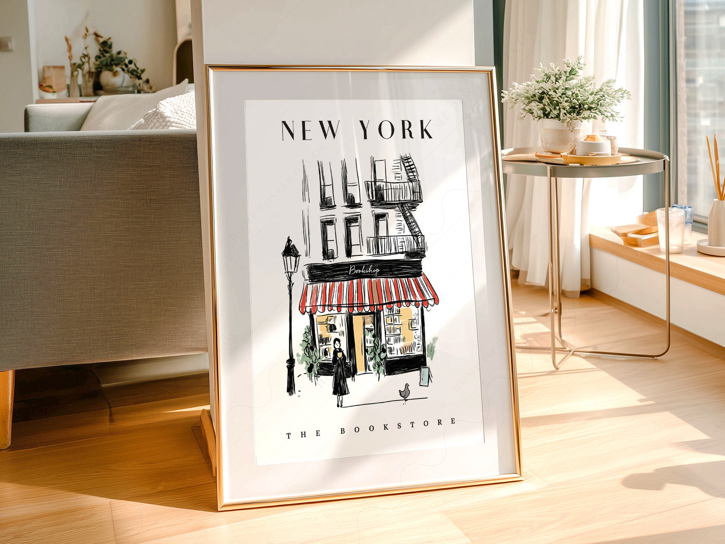 City Bookstore Art - New York