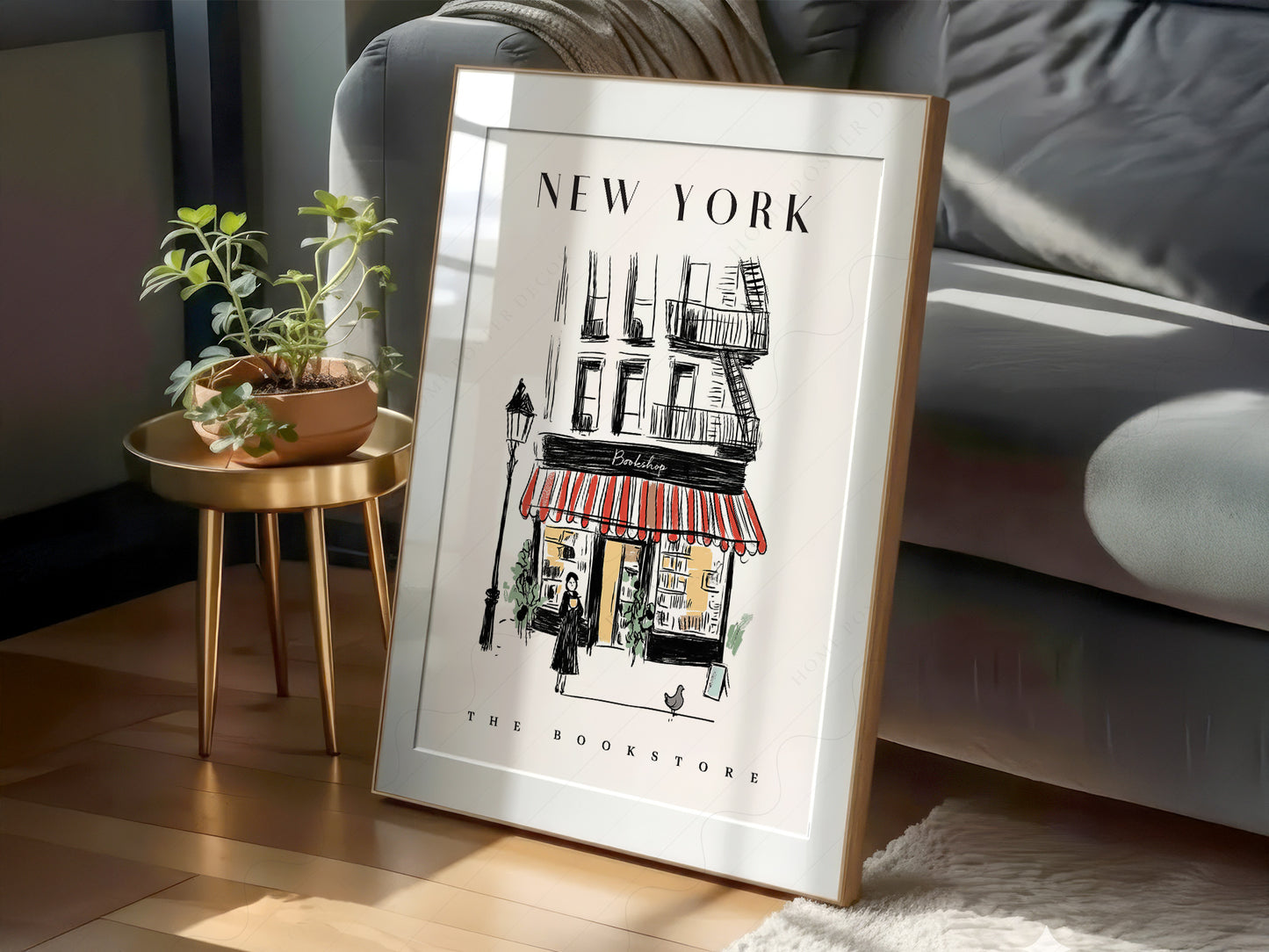 City Bookstore Art - New York