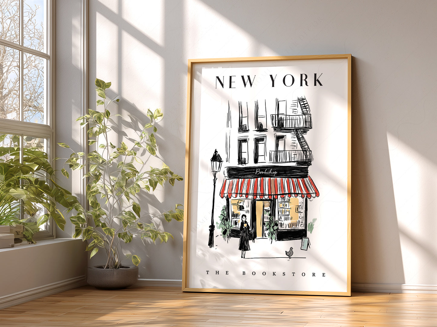 City Bookstore Art - New York