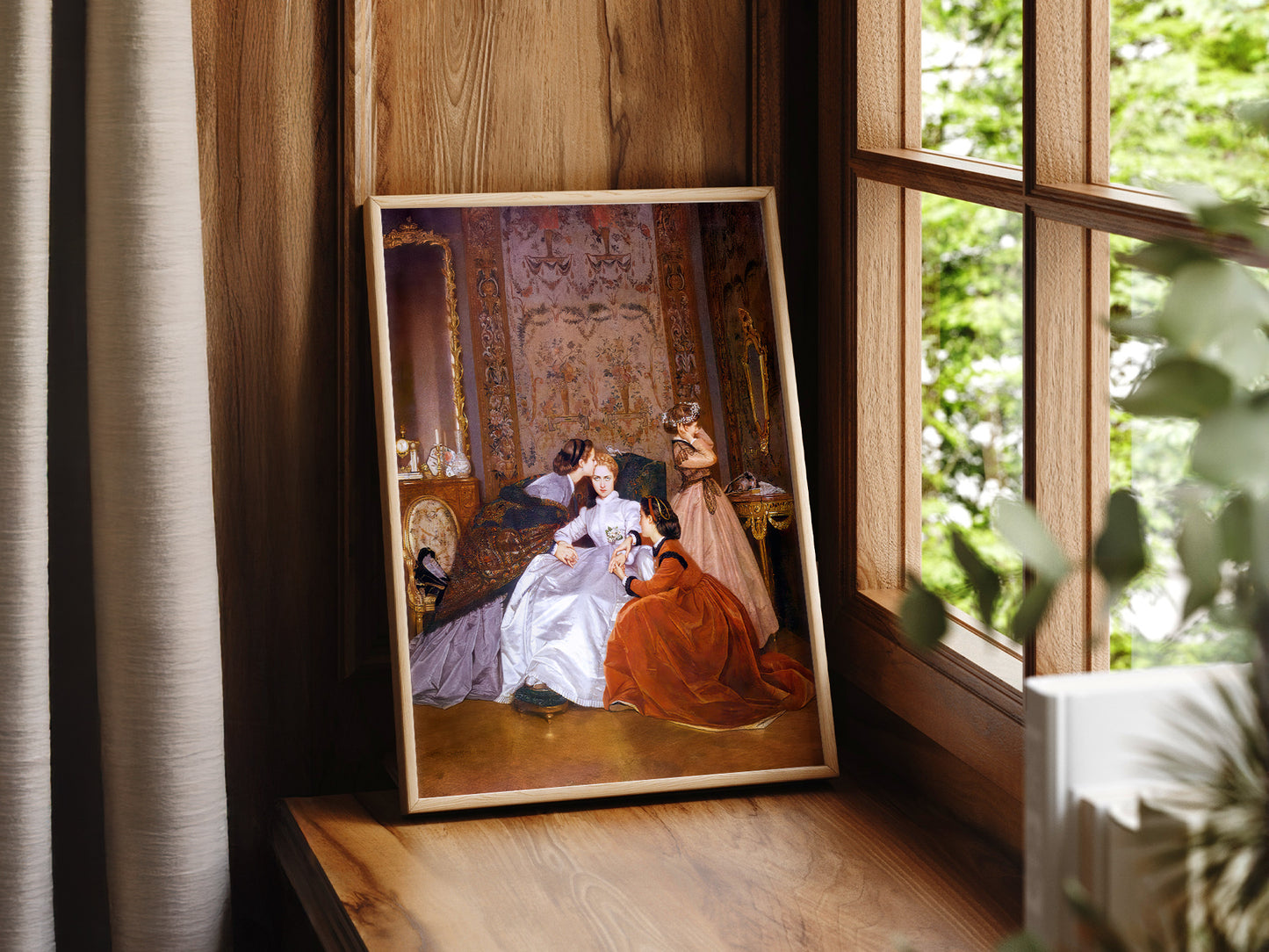 Auguste Toulmouche The Reluctant Bride Print – Victorian Wall Art Poster