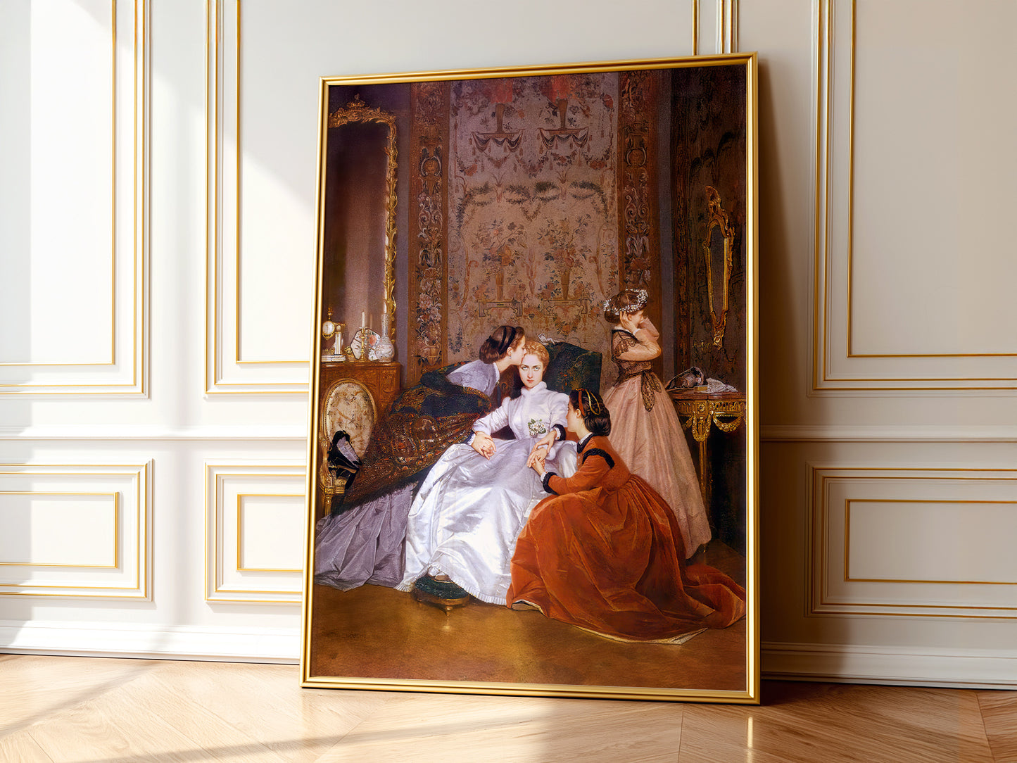 Auguste Toulmouche The Reluctant Bride Print – Victorian Wall Art Poster