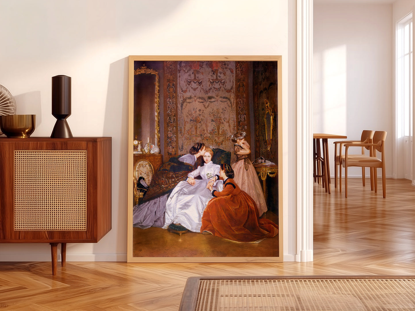 Auguste Toulmouche The Reluctant Bride Print – Victorian Wall Art Poster