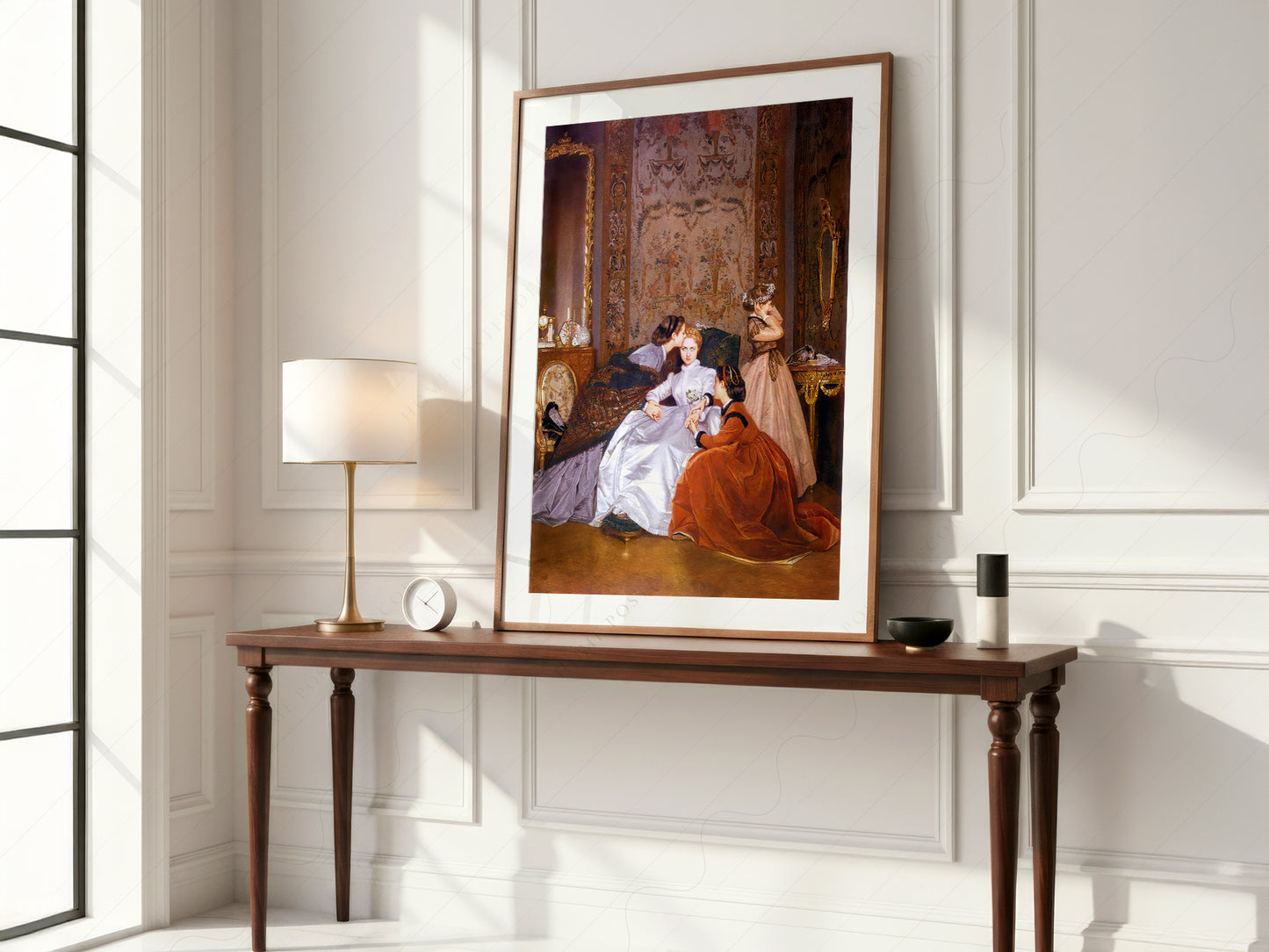 Auguste Toulmouche The Reluctant Bride Print – Victorian Wall Art Poster