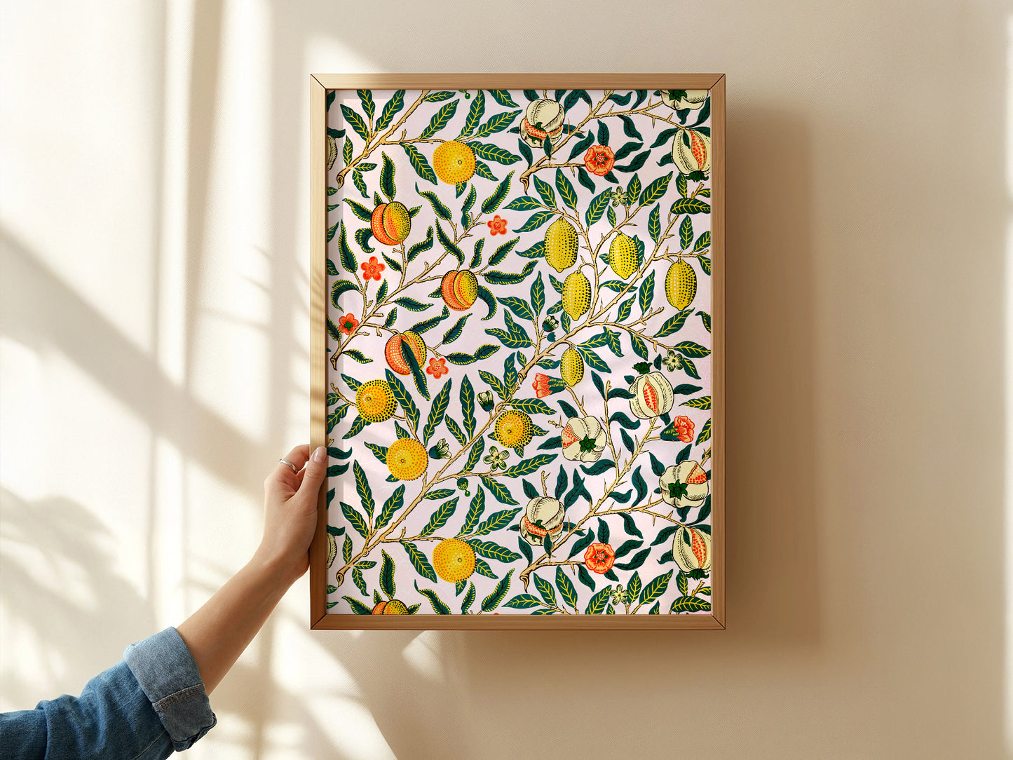 William Morris Pomegranate Art Print – Botanical Wall Art