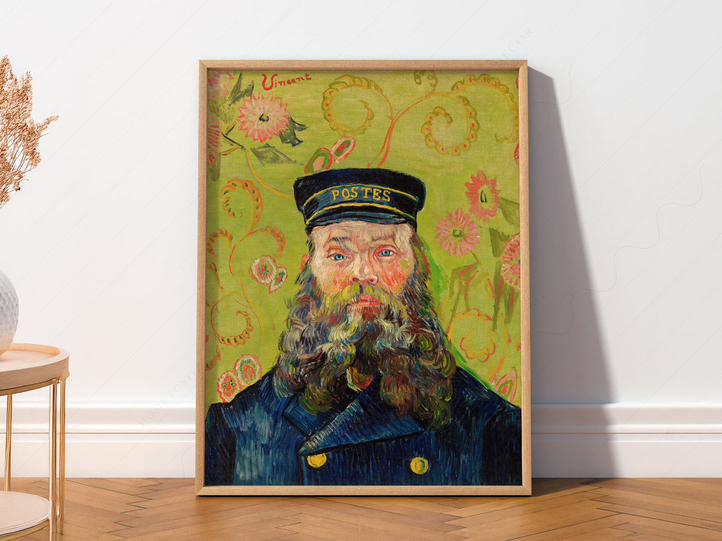 Van Gogh Portrait, The Postman Joseph Roulin, Post-Impressionist Art