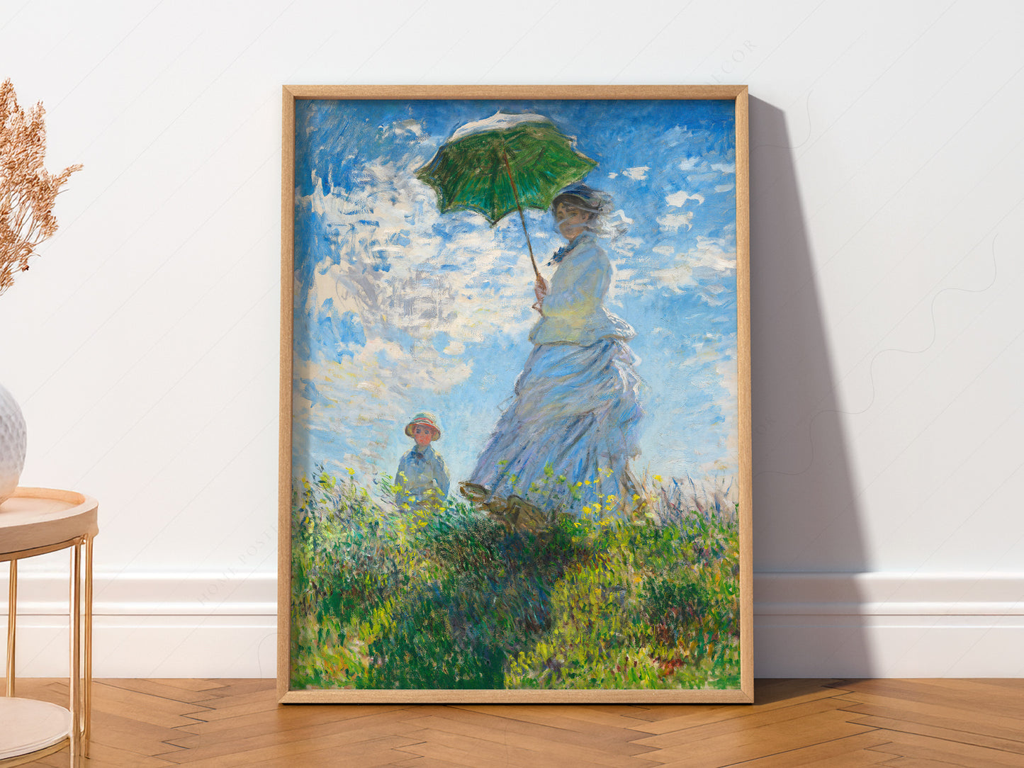 Claude Monet, Woman with a Parasol - Madame Monet and Her Son, 1875