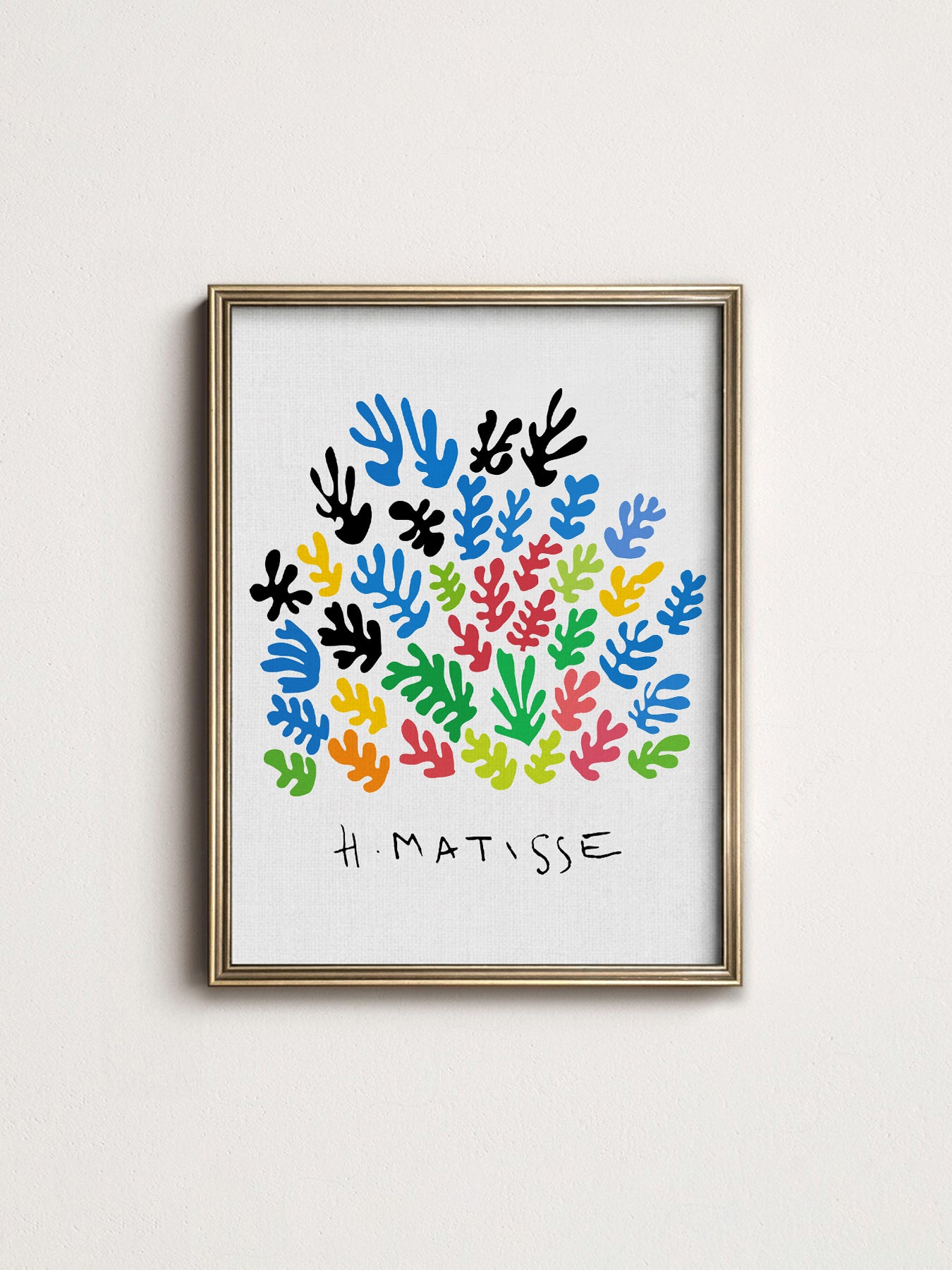 Henri Matisse La Gerbe Art Print – Colorful Mid-Century Wall Decor