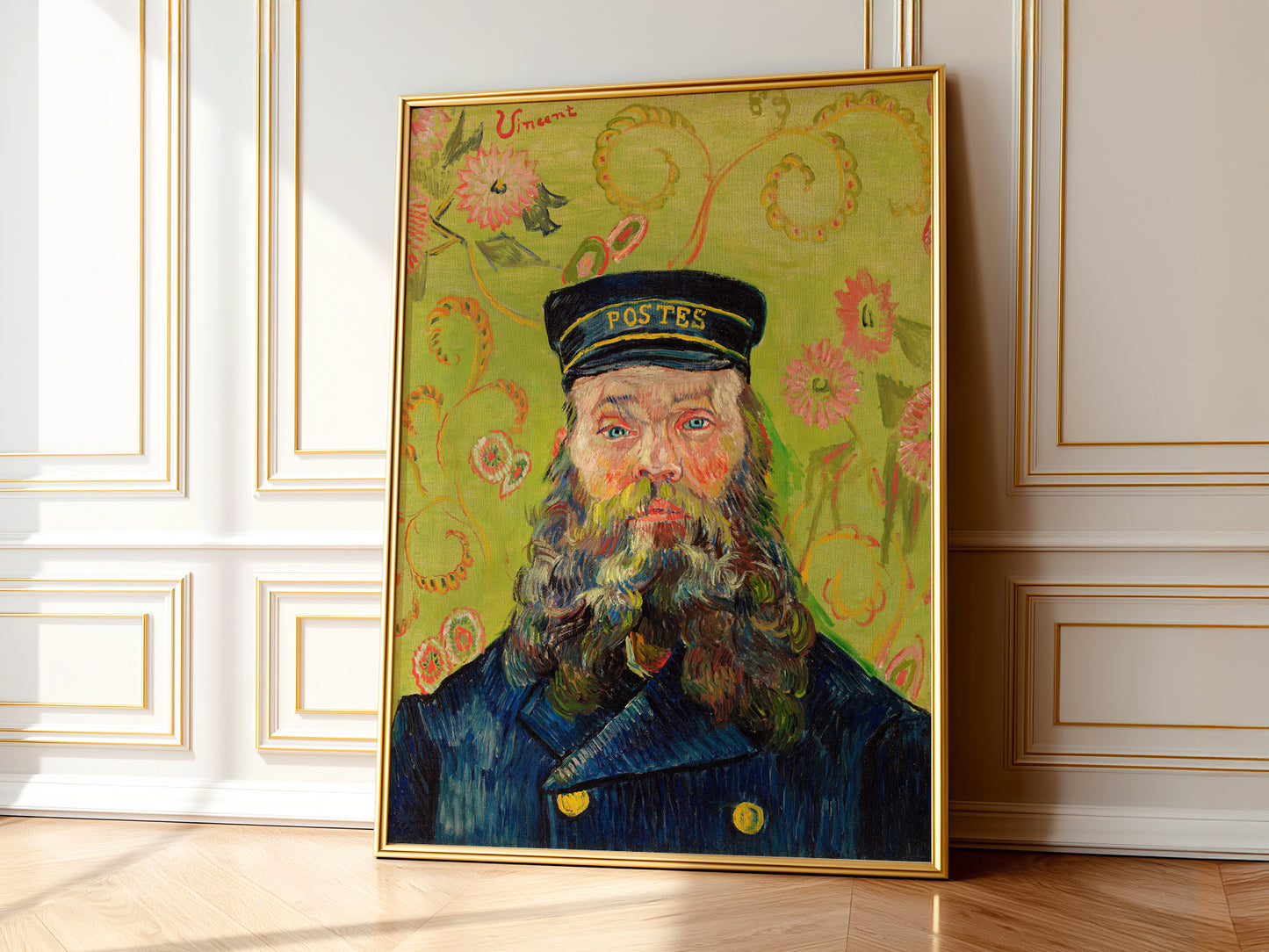 Van Gogh Portrait, The Postman Joseph Roulin, Post-Impressionist Art