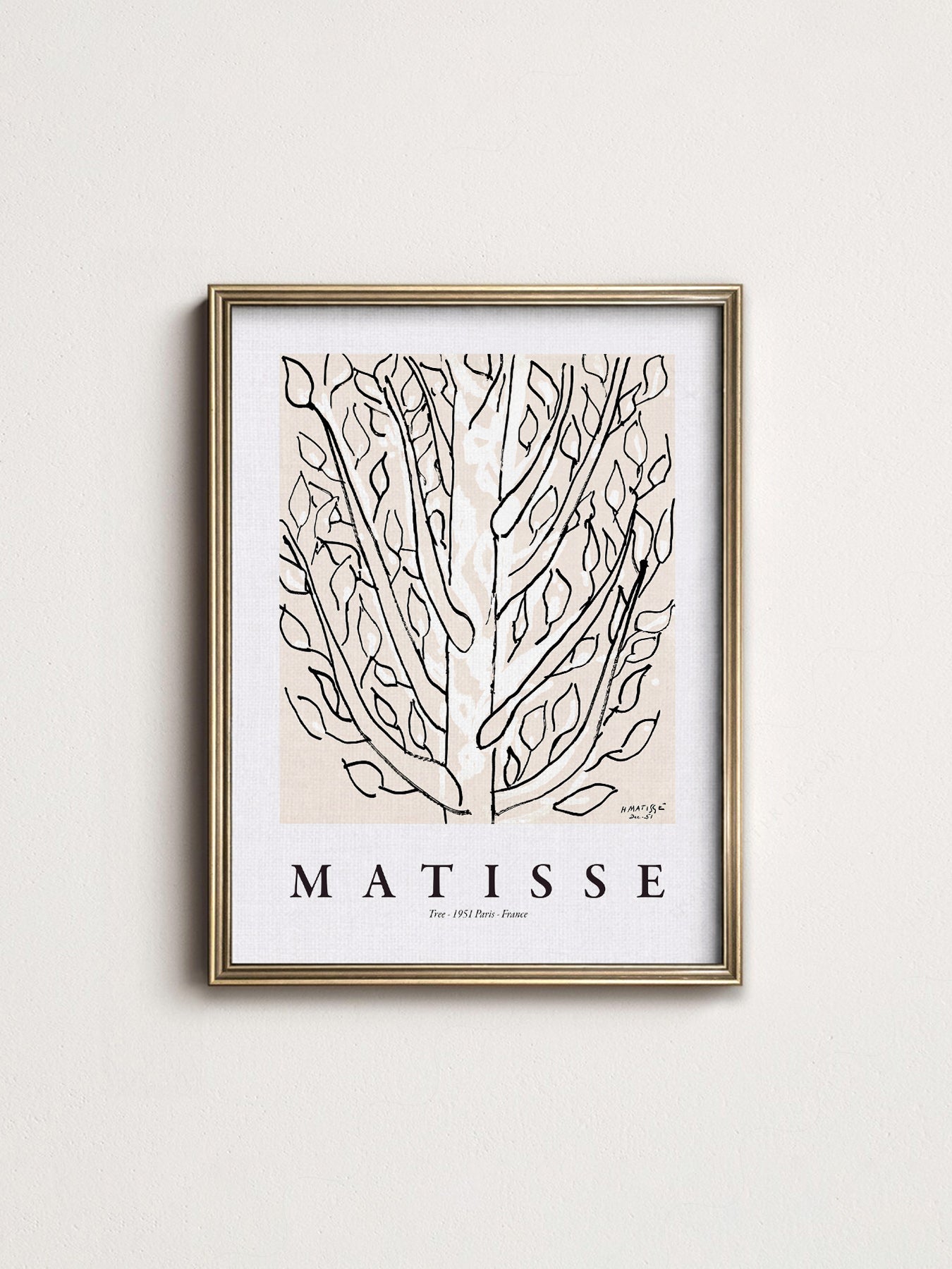 Henri Matisse, The Tree, Fine Art Print