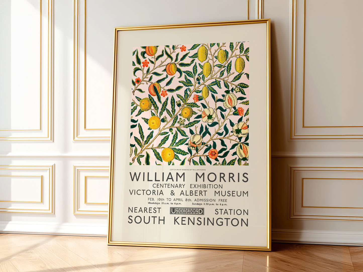 William Morris, William Morris, Fruit or Pomegranate Poster, Exhibition Art
