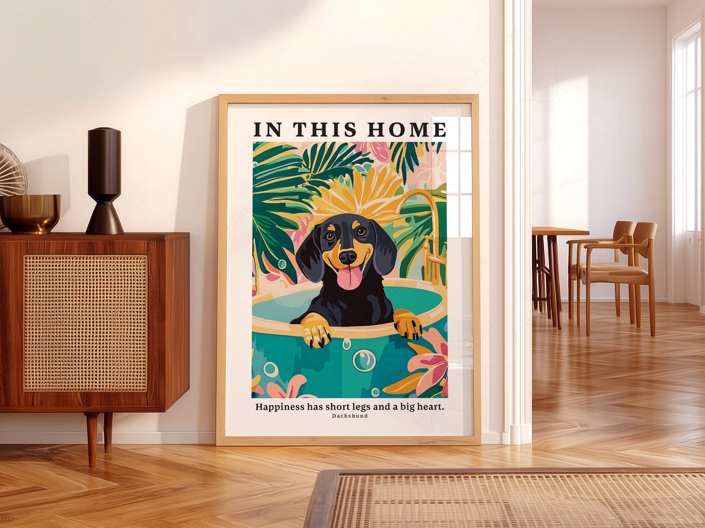 Gift-ready Dachshund Wall fine art print – museum quality