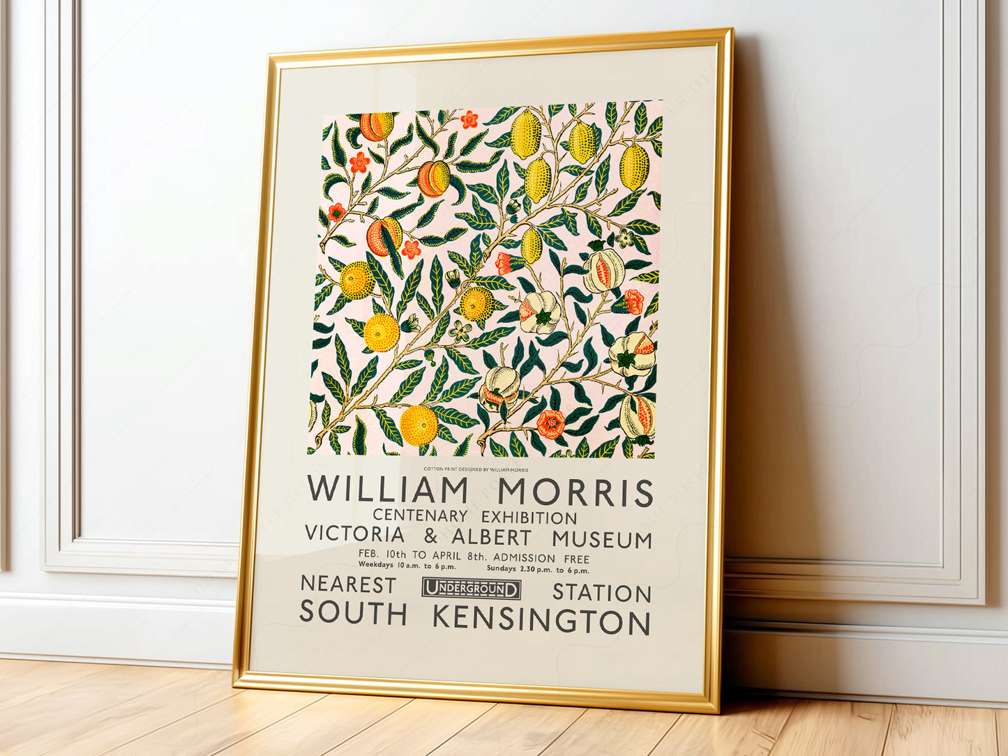 William Morris, William Morris, Fruit or Pomegranate Poster, Exhibition Art