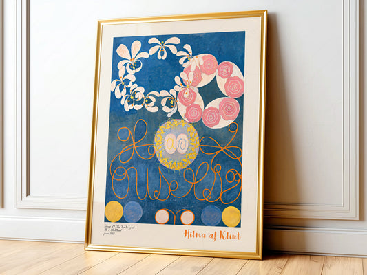 Hilma af Klint print, The Ten Largest, Abstract Wall Decor