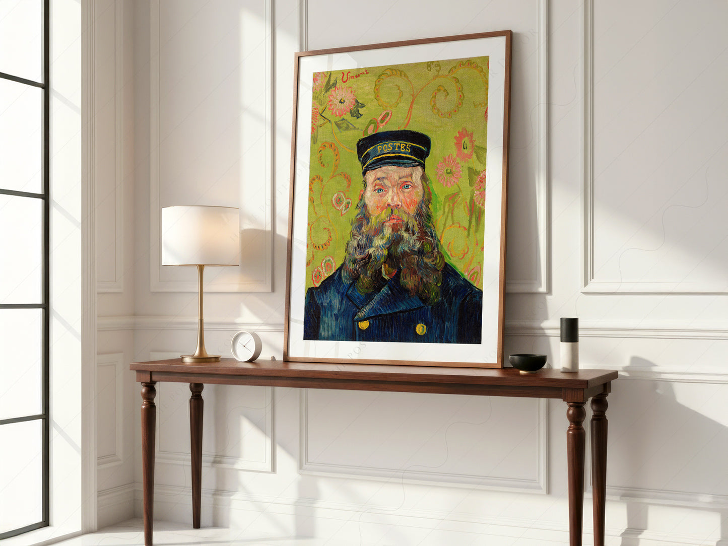 Van Gogh Portrait, The Postman Joseph Roulin, Post-Impressionist Art