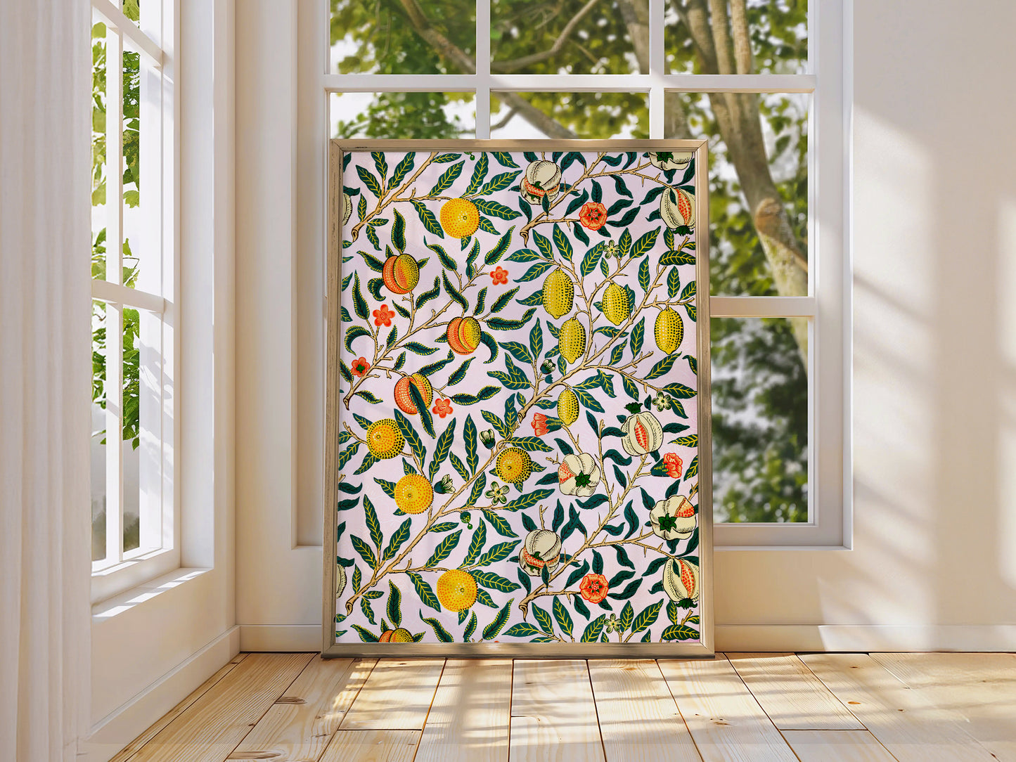 William Morris Pomegranate Art Print – Botanical Wall Art