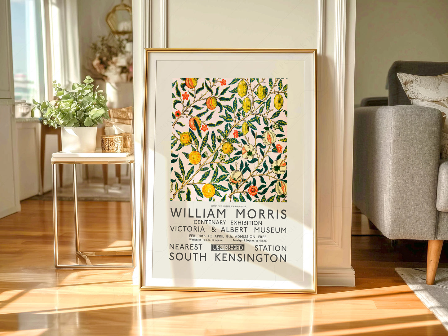 William Morris, William Morris, Fruit or Pomegranate Poster, Exhibition Art