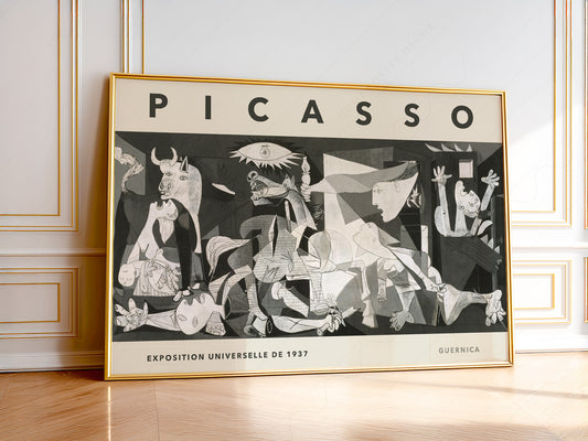 Pablo Picasso, Guernica 1937, Exhibition Poster, Fine Art
