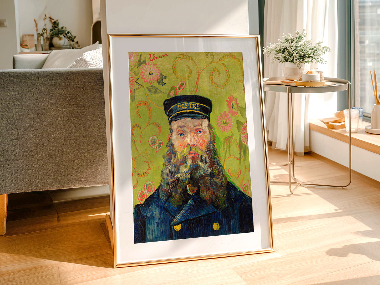 Van Gogh Portrait, The Postman Joseph Roulin, Post-Impressionist Art