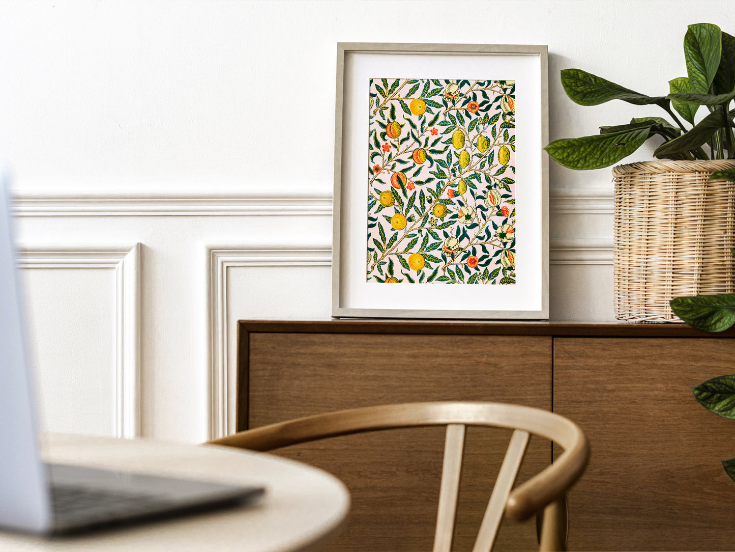 William Morris Pomegranate Art Print – Botanical Wall Art