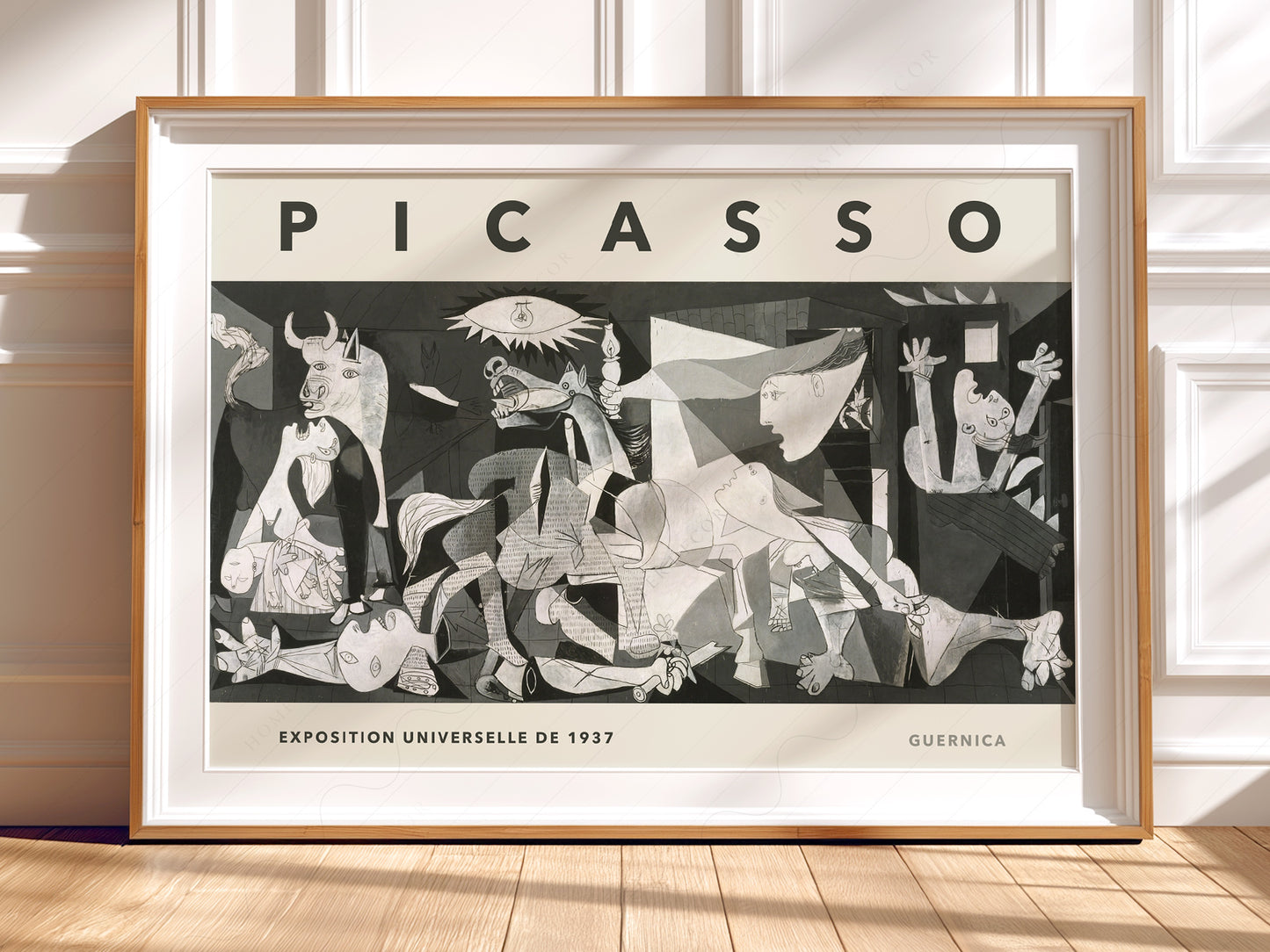 Pablo Picasso, Guernica 1937, Exhibition Poster, Fine Art