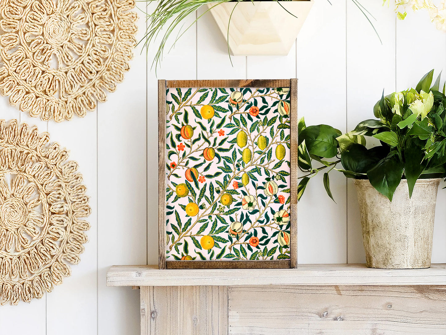 William Morris Pomegranate Art Print – Botanical Wall Art