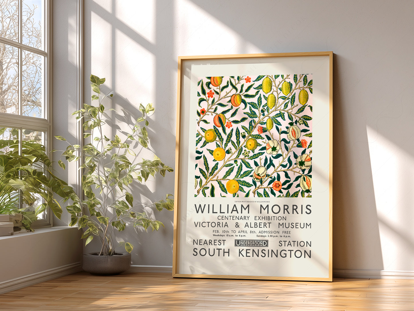 William Morris, William Morris, Fruit or Pomegranate Poster, Exhibition Art