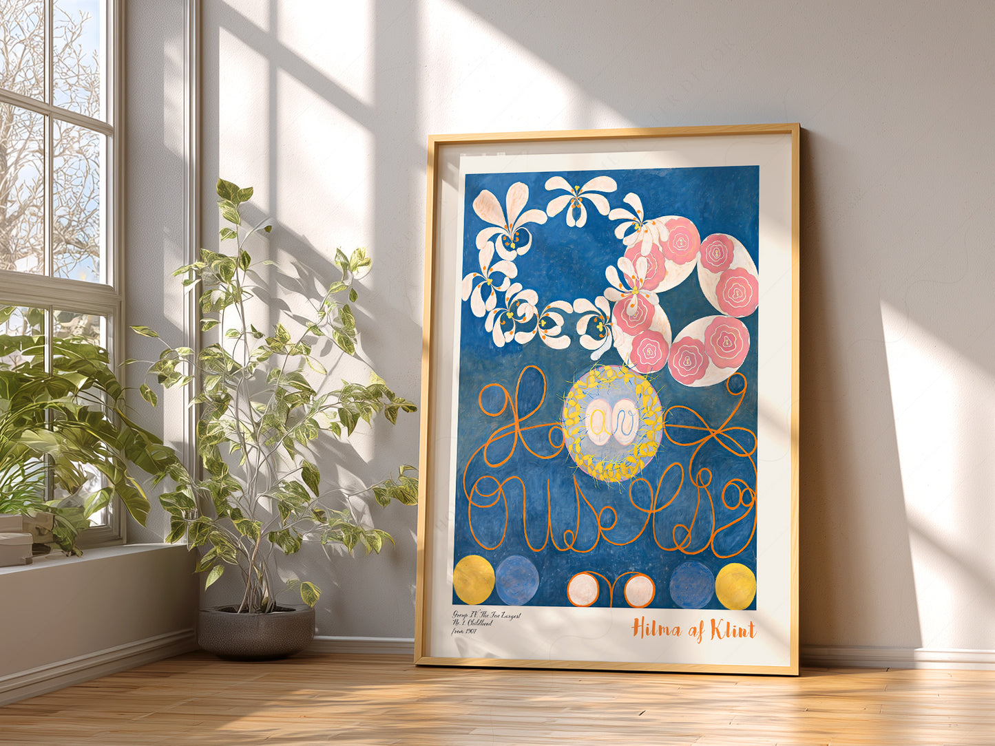 Hilma af Klint print, The Ten Largest, Abstract Wall Decor