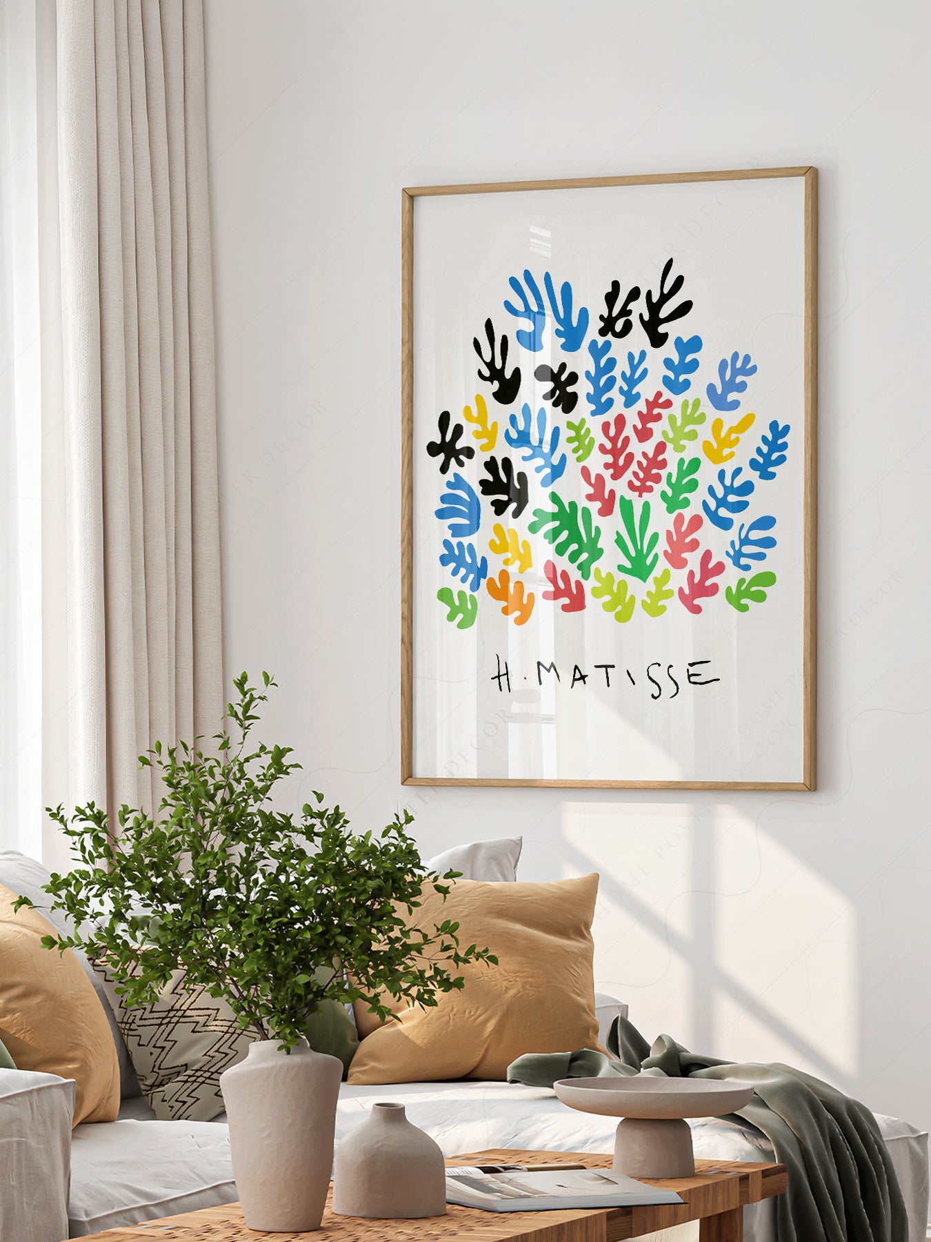 Henri Matisse La Gerbe Art Print – Colorful Mid-Century Wall Decor