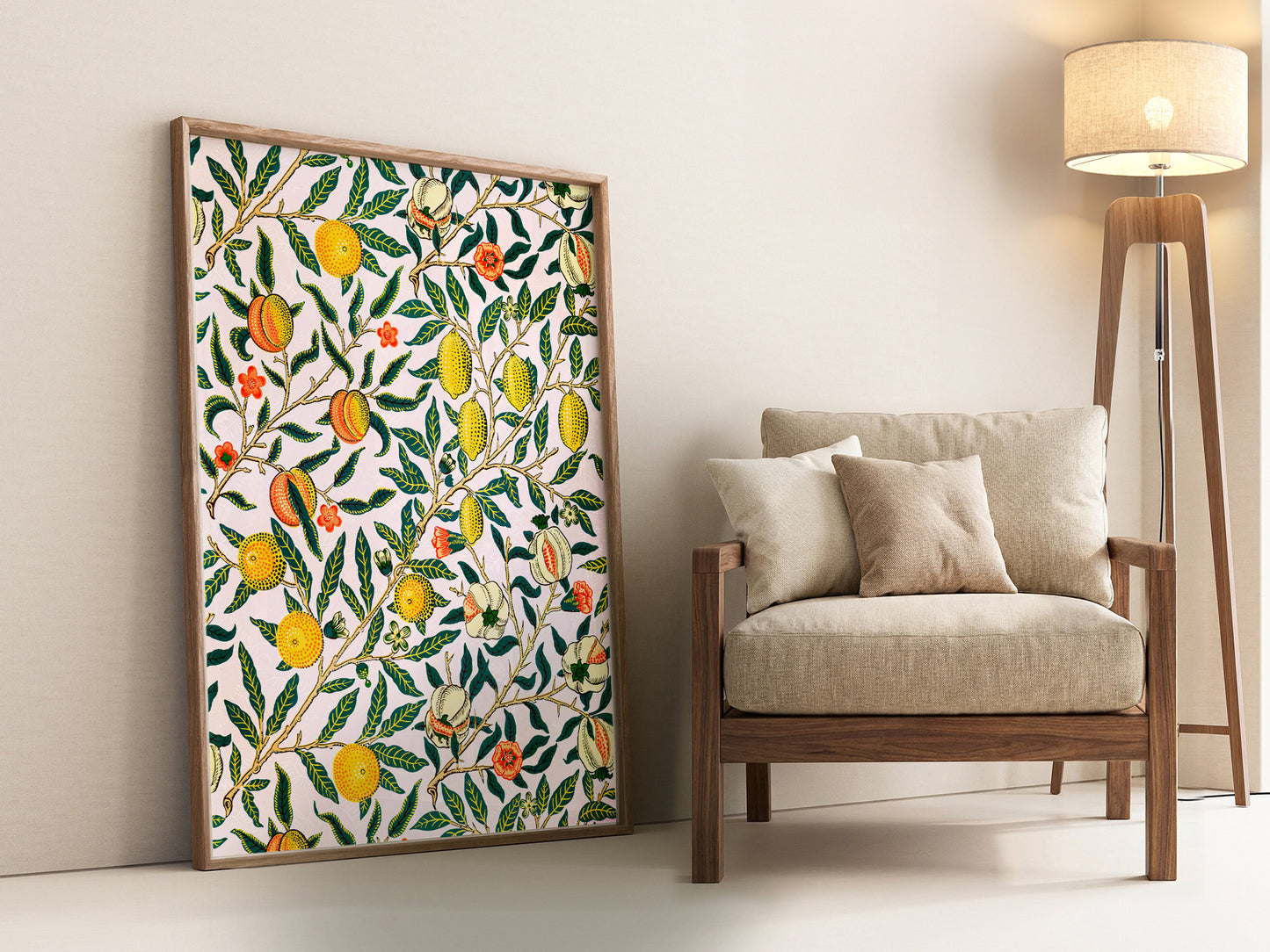 William Morris Pomegranate Art Print – Botanical Wall Art