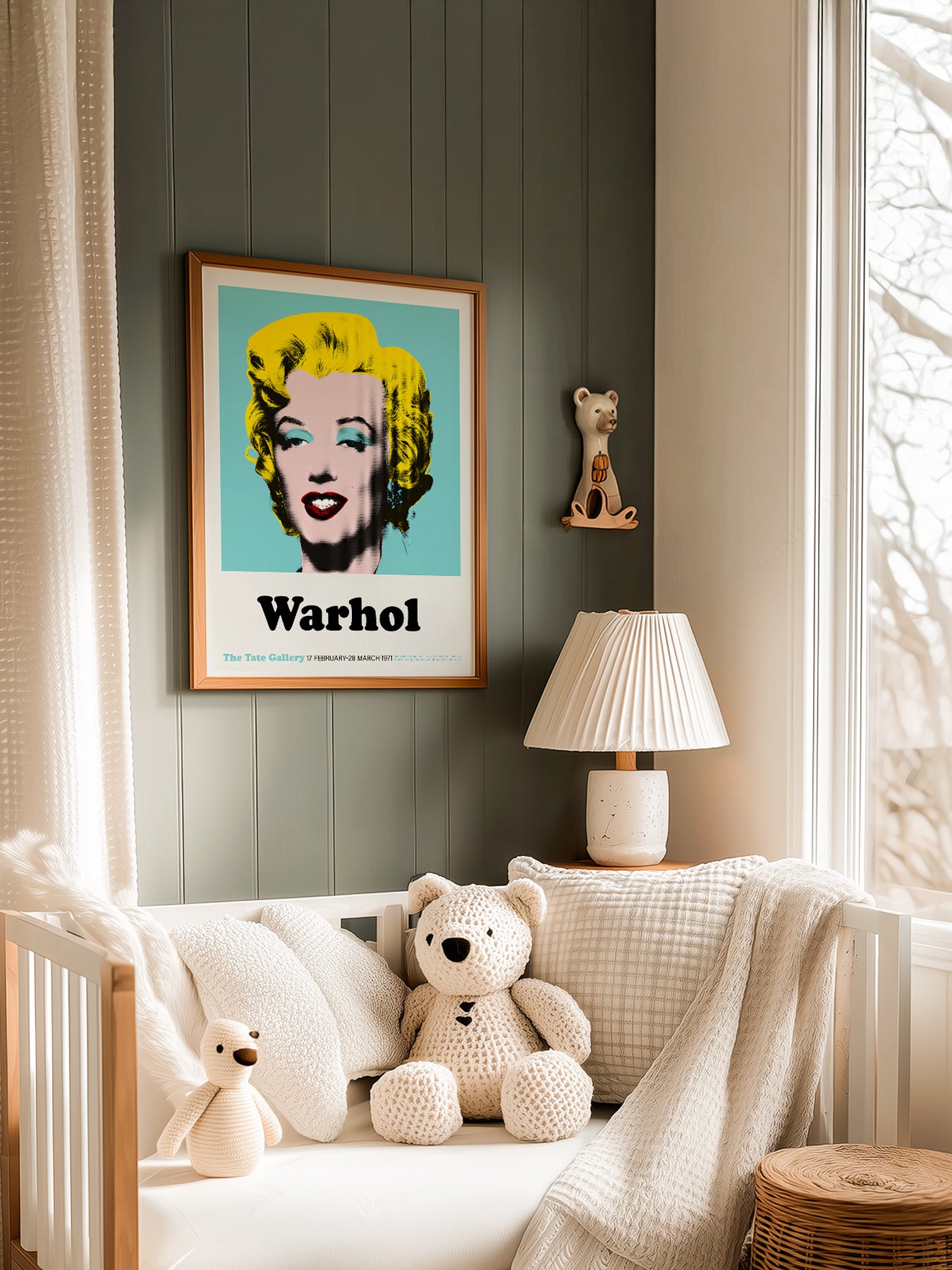Multiple size options for Andy Warhol Marilyn Monroe Pop wall art print display