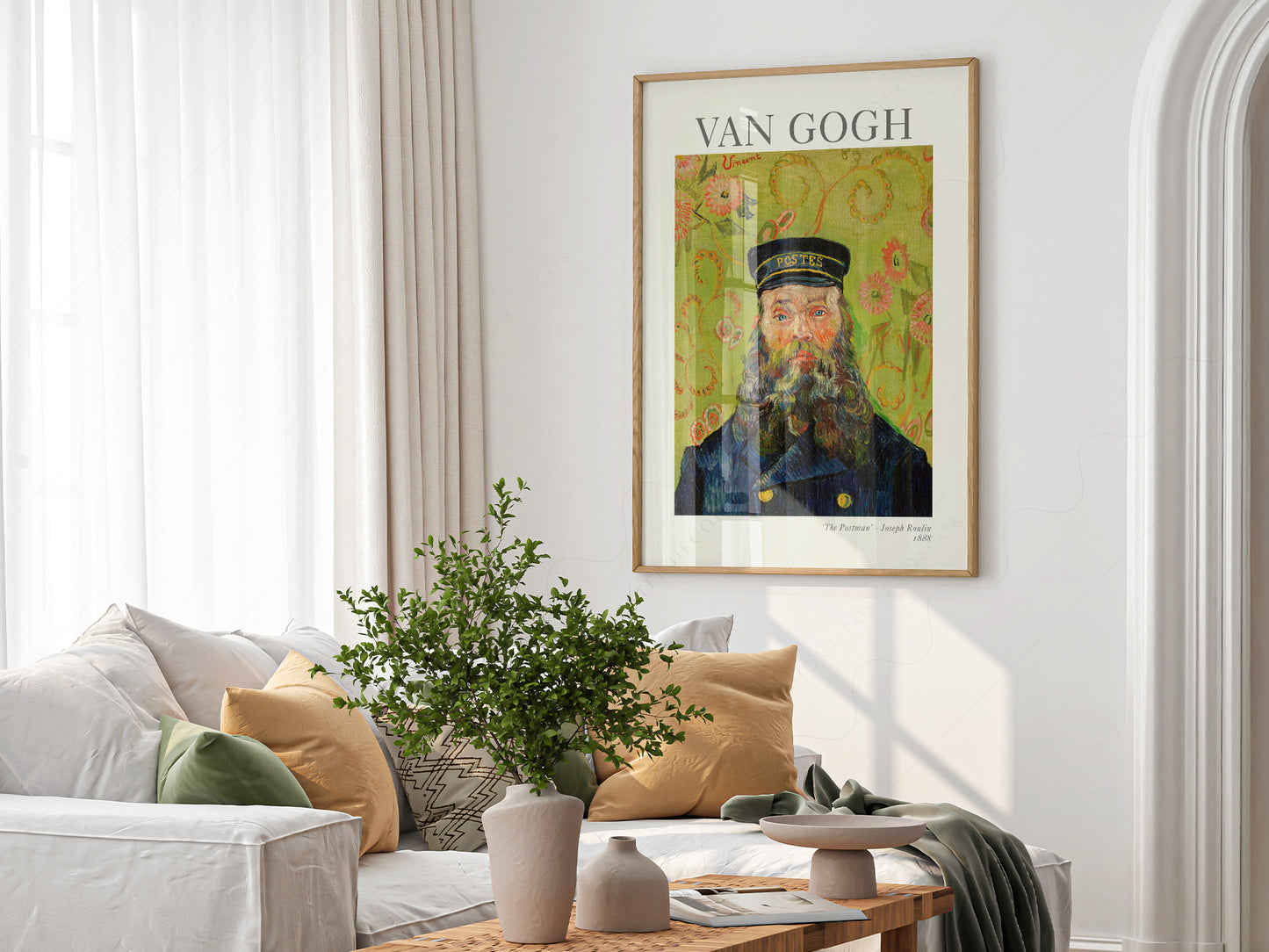 Van Gogh Poster, The Postman Joseph Roulin 1888